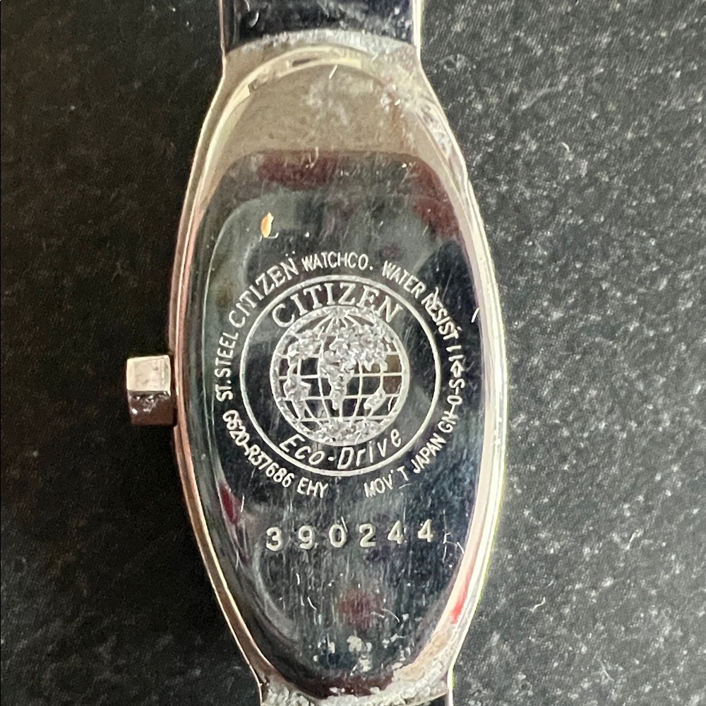 Citizen Eco-Drive Silver Oval Watch - Picture 3 of 3